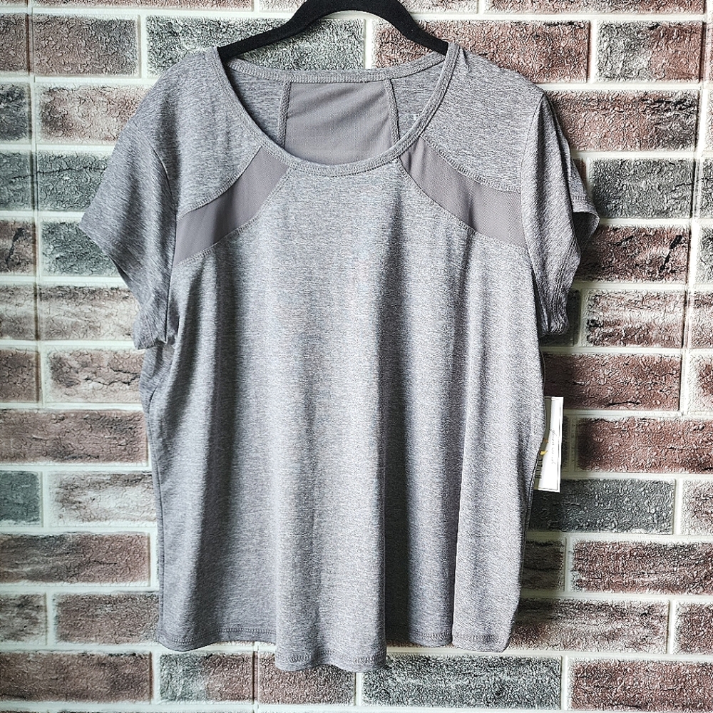Gray Active tee